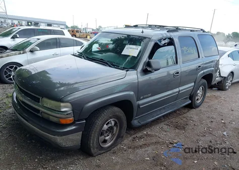 2002 Chevrolet Tahoe Lt из США, поврежденный, VIN 1GNEK13ZX2J227118